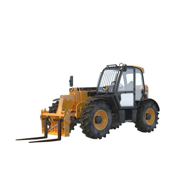 telehandlers can usually reach heights ranging from 30 to 55 feet